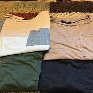 4 Mirol loose fit tunic tops.